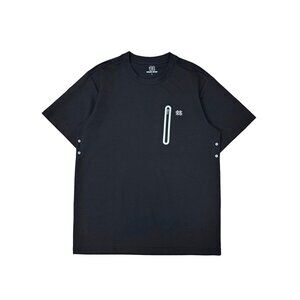 Kolon Sport Black Round Neck Simple Quick-Drying T-Shirt